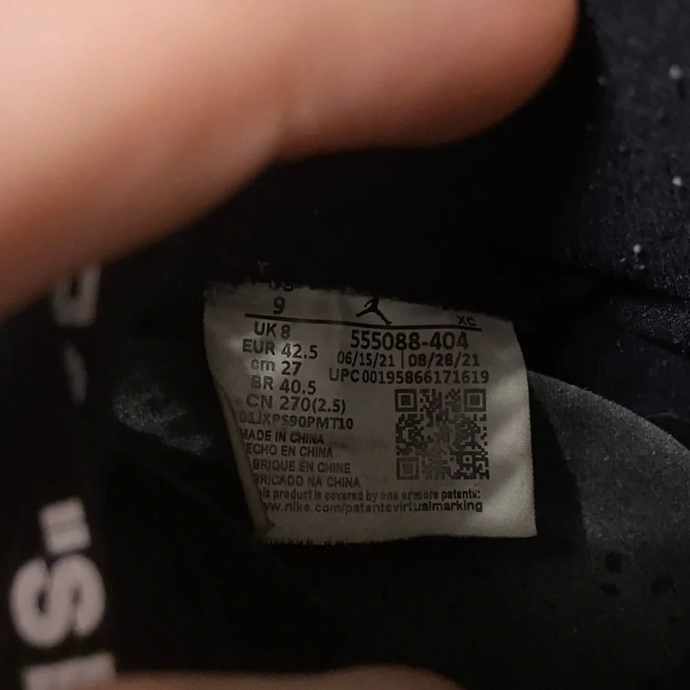 Jordan 1 High Retro ‘Dark Marina Blue’ Size 9 - Picture 10 of 10